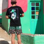 Sort of looser UNISEX T-shirt TIGER_Black-Violet #baliinspired 2025