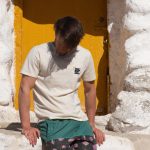 Sort of looser UNISEX T-shirt TIGER_Natural #baliinspired In Linea