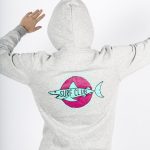 Sort of looser SHARK_grey hoodie Affare Del Giorno