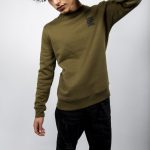 Sort of looser CLICK_military crewneck Prezzo Ridotto