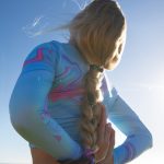 Sort of looser Eco-Crop Top Yoga_Blue Pezzi Unici
