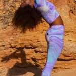 Sort of looser Eco-Leggings Yoga_Violet Soddisfazione Garantita