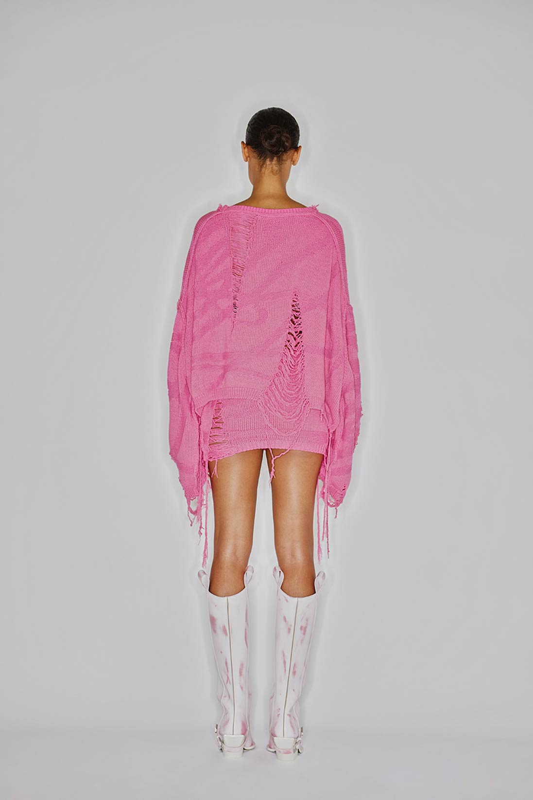 Ssheena Krafen — Maglione crop unisex In Saldo