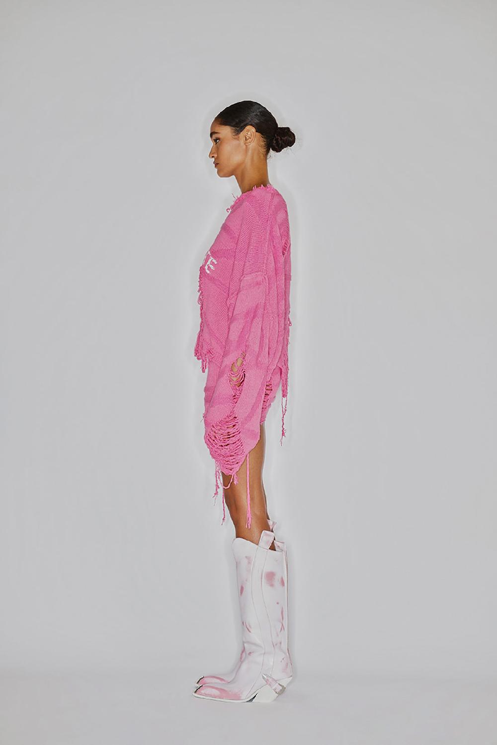 Ssheena Krafen — Maglione crop unisex In Saldo