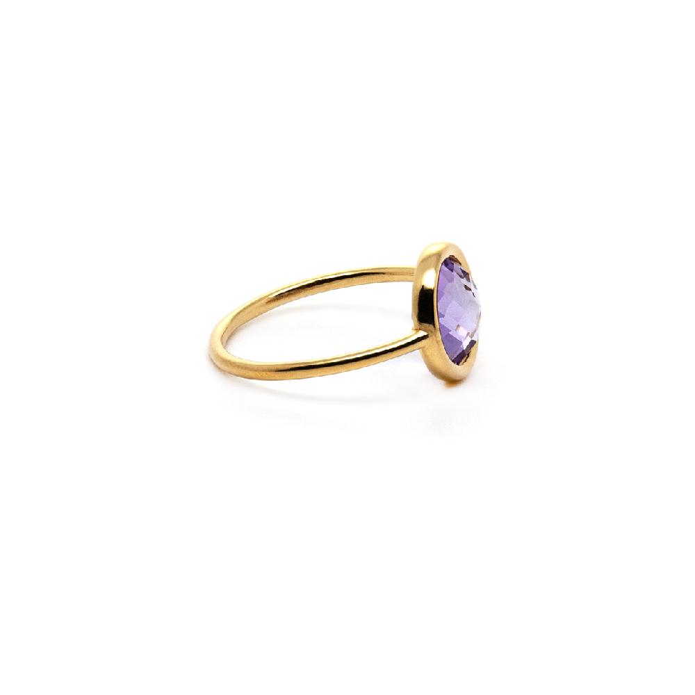 Thais Bernardes Anello Colors Ametista Spedizione Gratuita