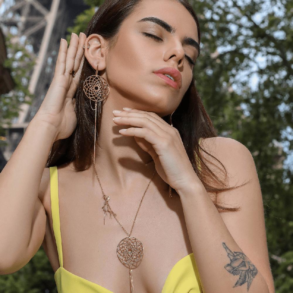 Thais Bernardes Orecchini Acchiappasogni Moda