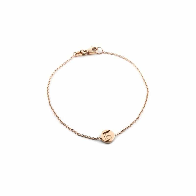 Thais Bernardes BRACCIALE coriandolo IN ORO ROSA Vendita Calda