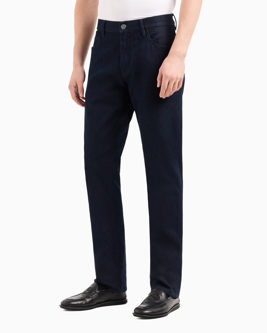 The world of armani PANTALONE 5 TASCHE REGULAR FIT IN COTONE STRETCH Consegna Veloce