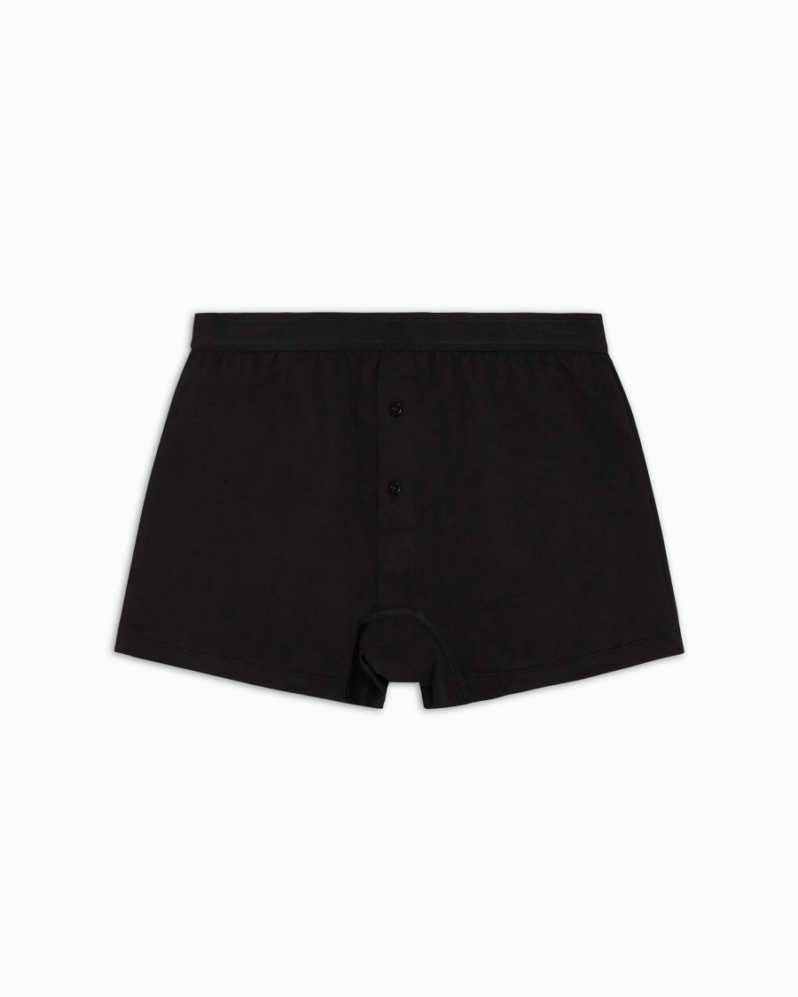 The world of armani BOXER IN JERSEY DI COTONE