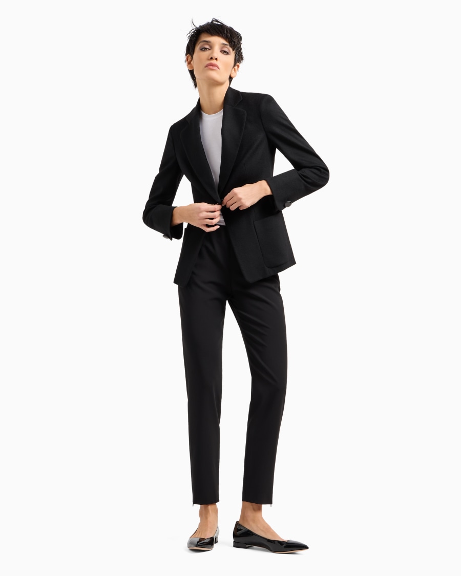 The world of armani T-SHIRT IN JERSEY DI VISCOSA STRETCH Nuova