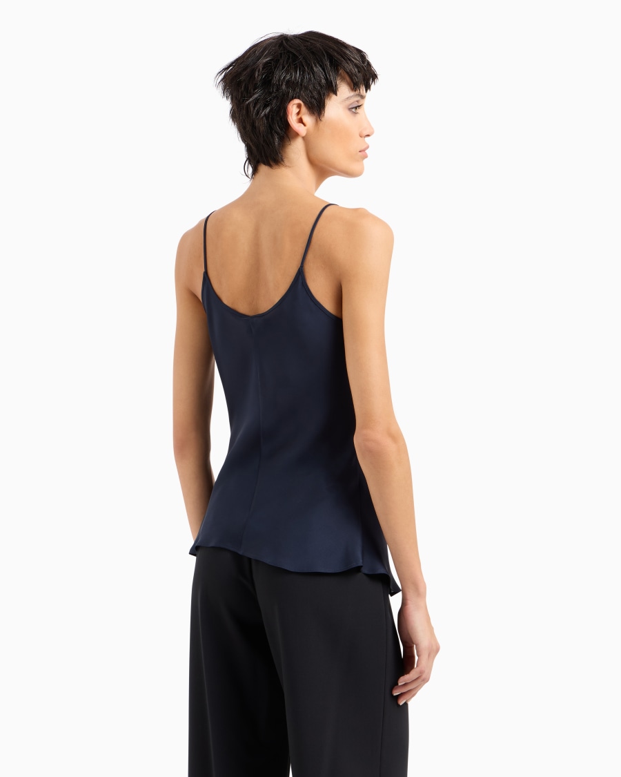 The world of armani TOP IN CHARMEUSE DI SETA 2025