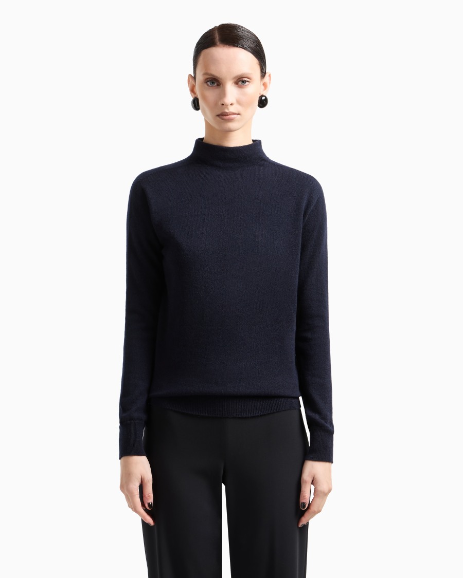 The world of armani MAGLIA LUPETTO IN PURO CASHMERE Qualità