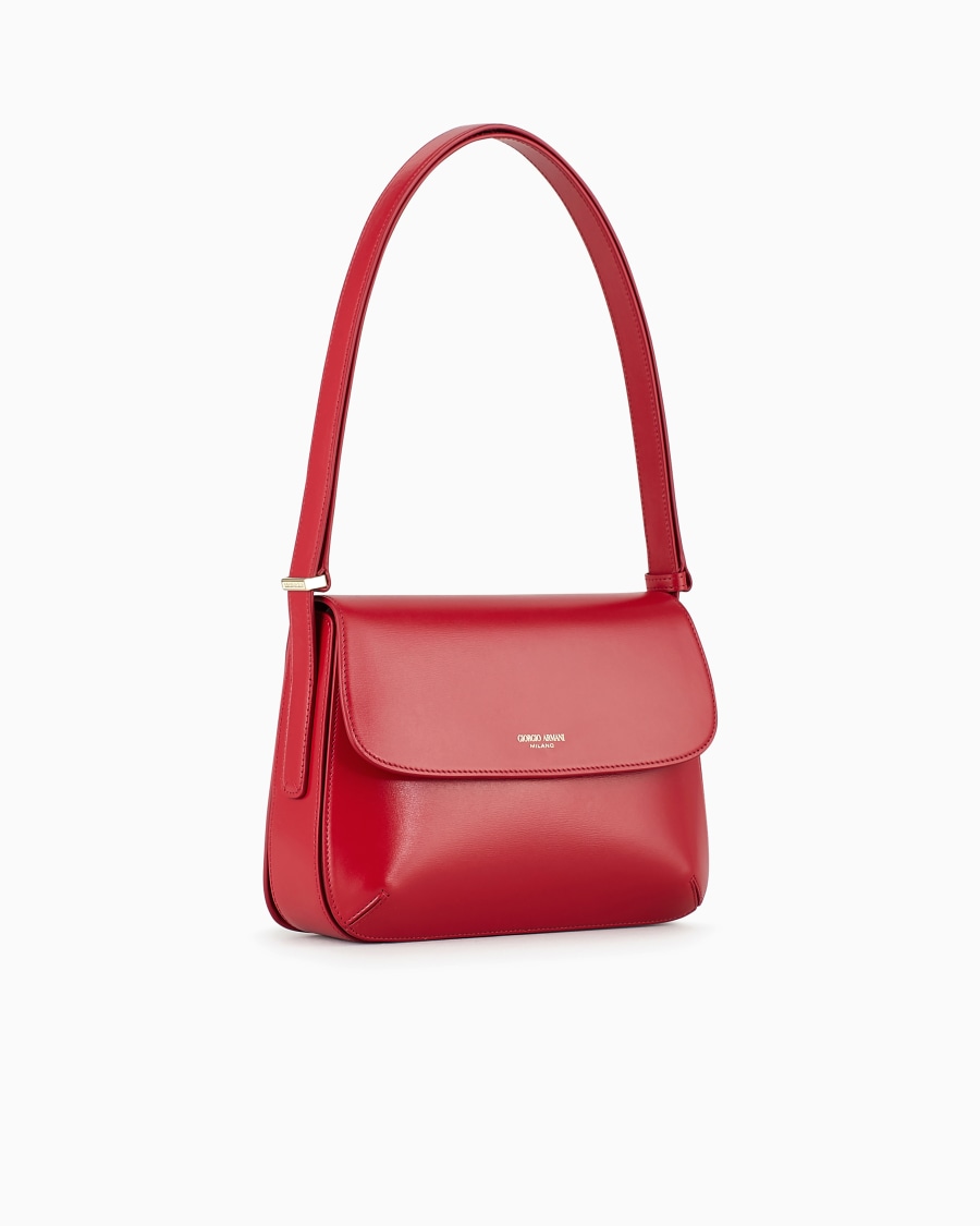 The world of armani BORSA MEDIA LA PRIMA IN PELLE PALMELLATA Vendita