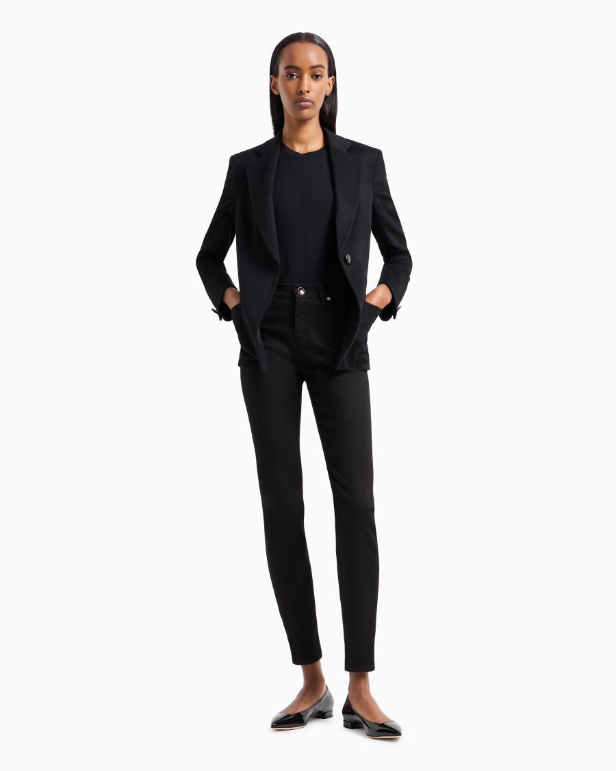 The world of armani PANTALONI 5 TASCHE SLIM FIT IN COTONE STRETCH Spedizione Gratuita