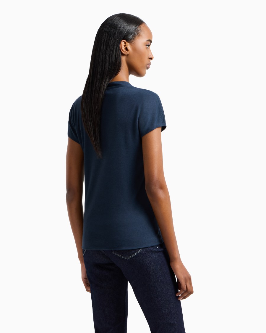 The world of armani TOP CON SCOLLO A V Acquista Ora