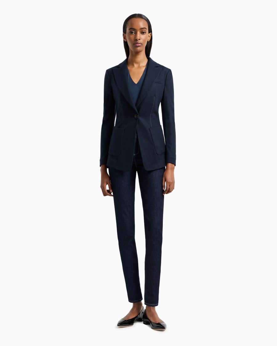 The world of armani TOP CON SCOLLO A V Acquista Ora