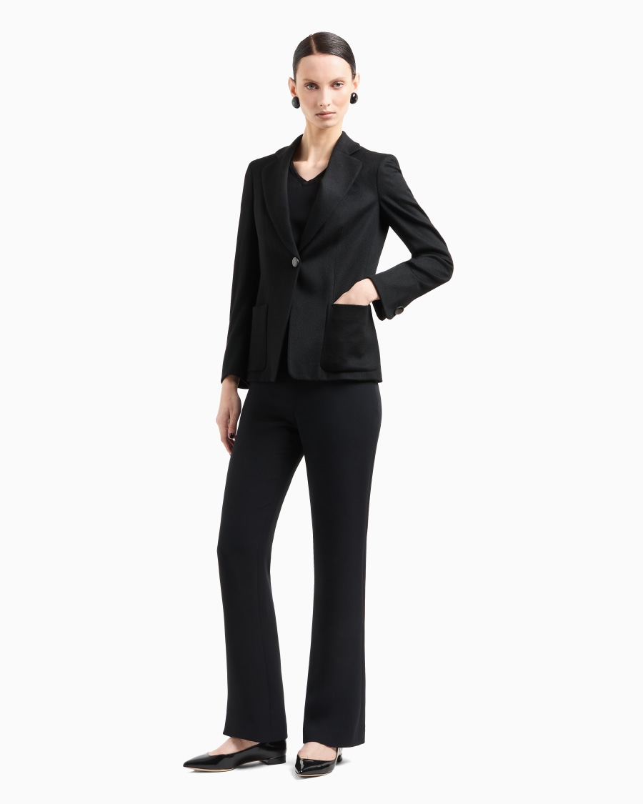 The world of armani PANTALONI AMPI IN SETA Fino Al -60%
