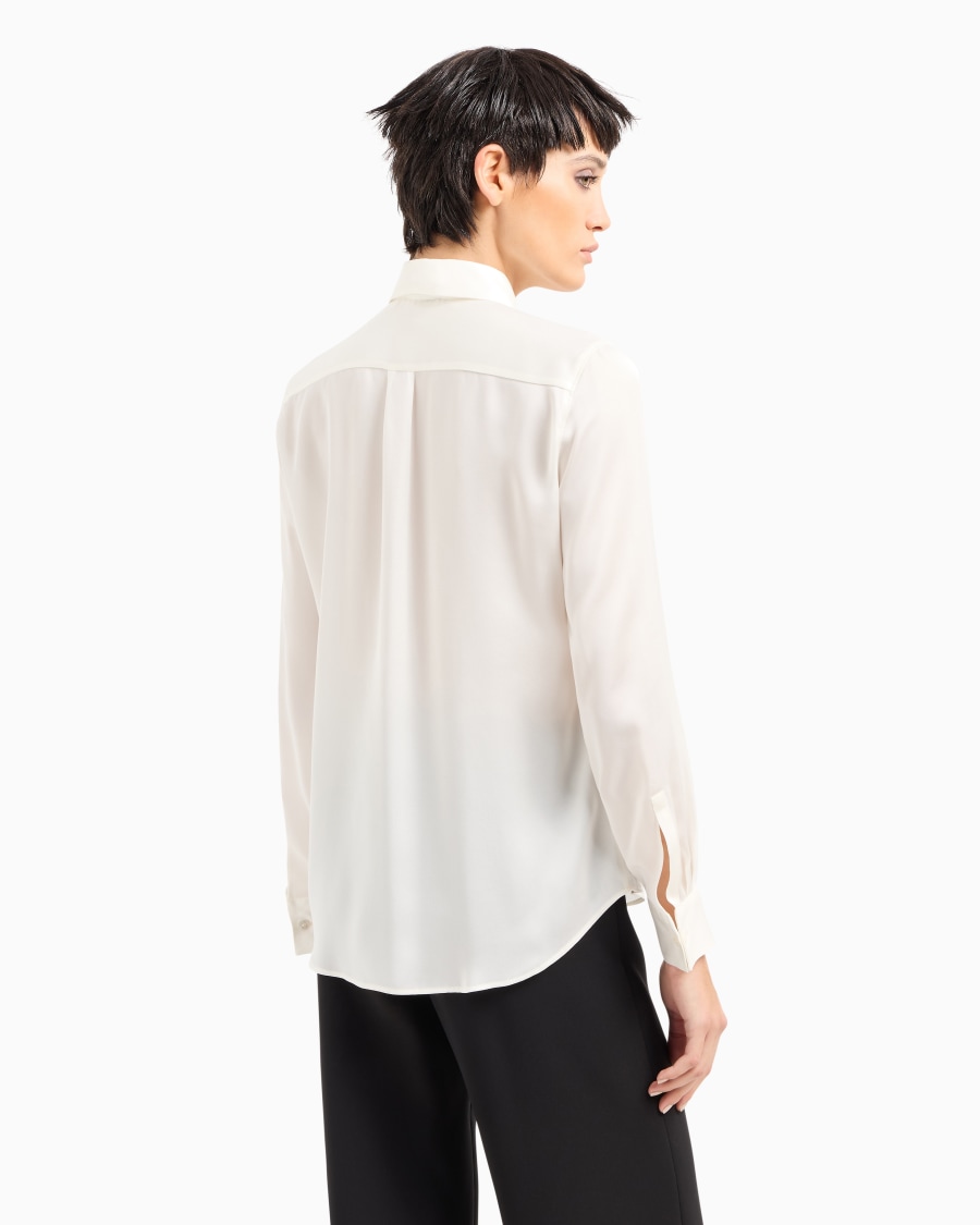 The world of armani CAMICIA IN MUSSOLA DI SETA Presa