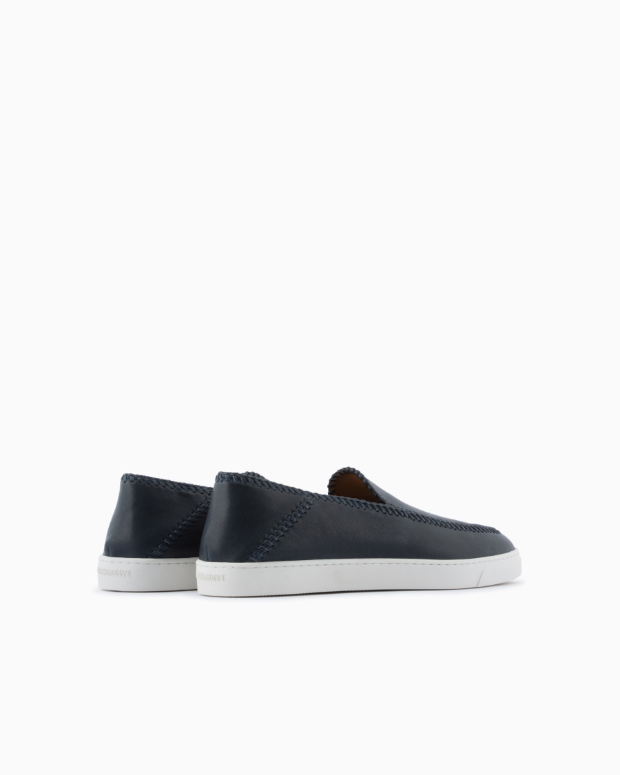 The world of armani GALLERIA 3 SLIP-ON IN NAPPA Vendite Flash