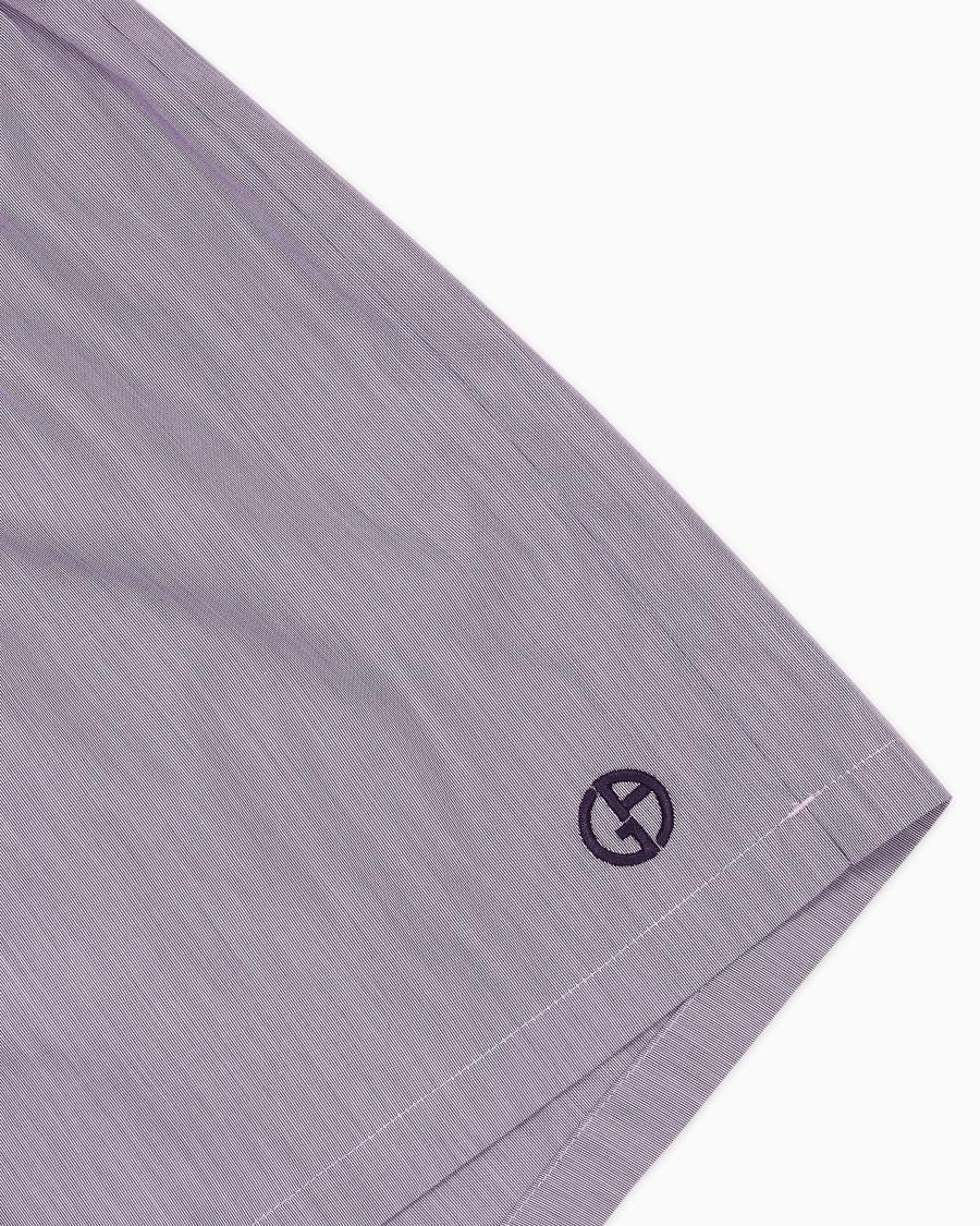 The world of armani BOXER IN COTONE CON LOGO RICAMATO Italia