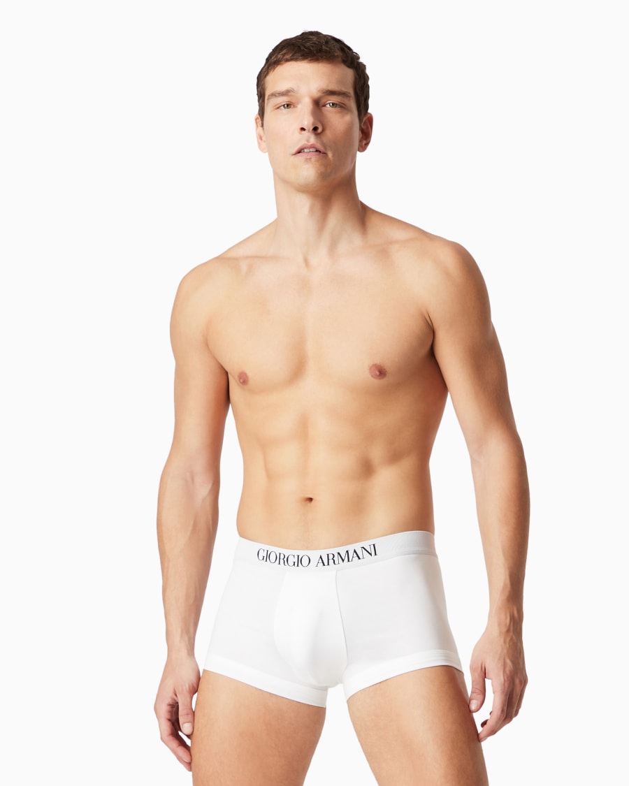 The world of armani PACK DUE BOXER IN COTONE ELASTICIZZATO Spedizione Gratuita