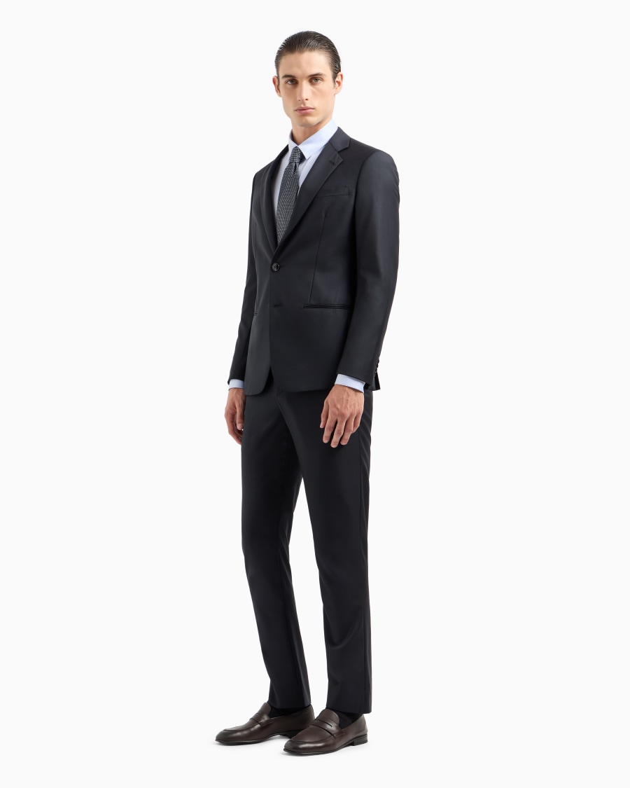 The world of armani CAMICIA IN TWILL DI COTONE Consegna Veloce