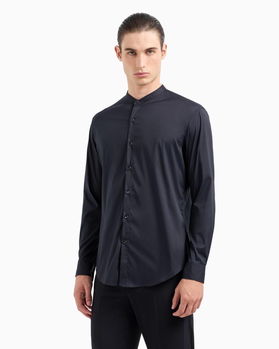 The world of armani CAMICIA ICON IN COTONE UNITO STRETCH Promozione Limitata
