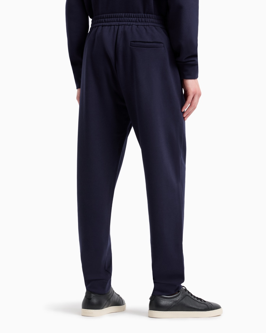 The world of armani PANTALONI JOGGER IN COTONE E CASHMERE Shopping Online