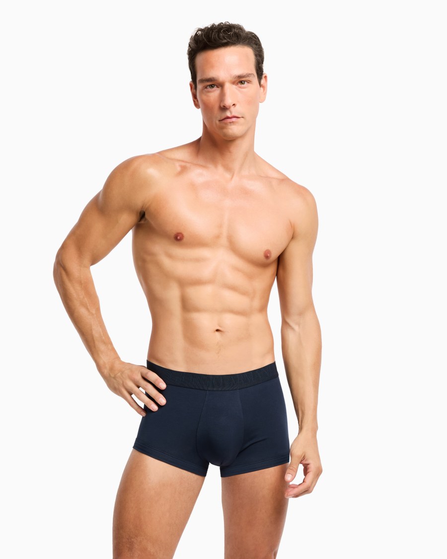 The world of armani PACK TRE BOXER IN JERSEY STRETCH Affare Del Giorno