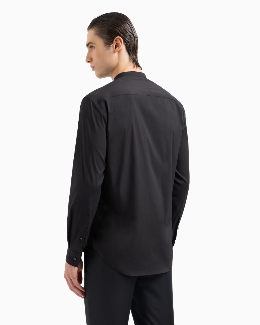 The world of armani CAMICIA ICON IN COTONE UNITO STRETCH Presa