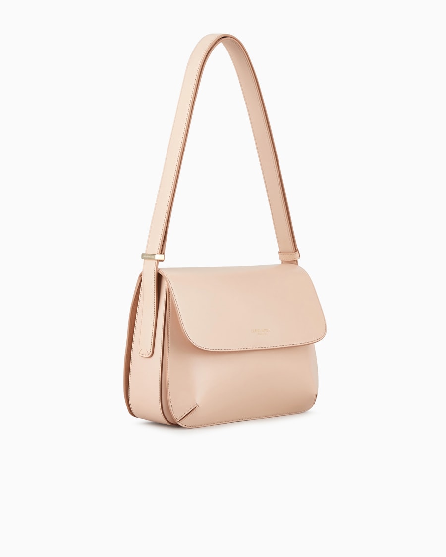 The world of armani BORSA MEDIA LA PRIMA IN PELLE PALMELLATA Vendita Calda