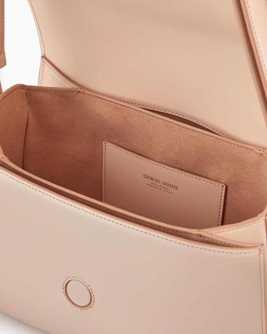 The world of armani BORSA MEDIA LA PRIMA IN PELLE PALMELLATA Vendita Calda