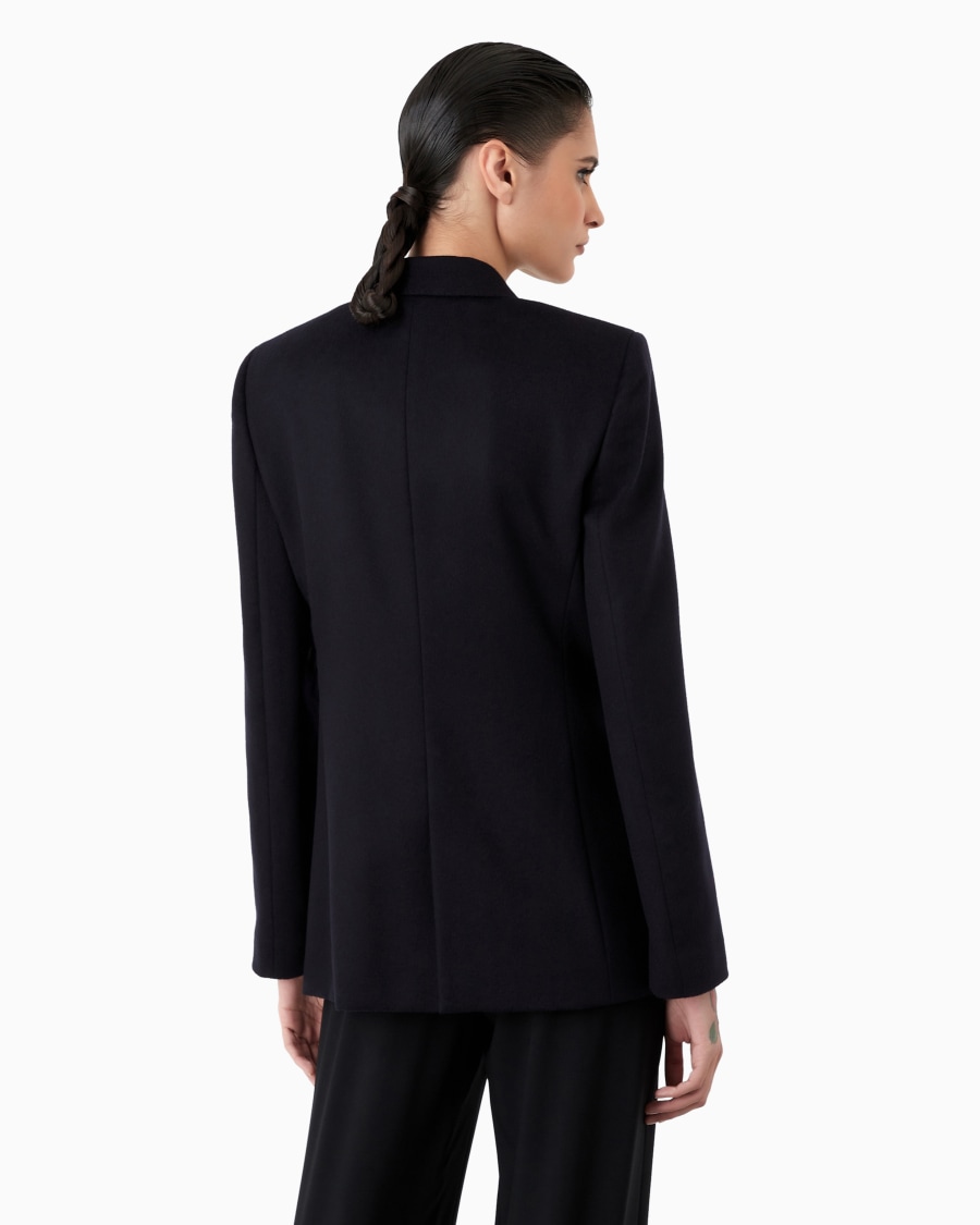 The world of armani GIACCA DOPPIOPETTO IN LANA VERGINE E CASHMERE In Linea