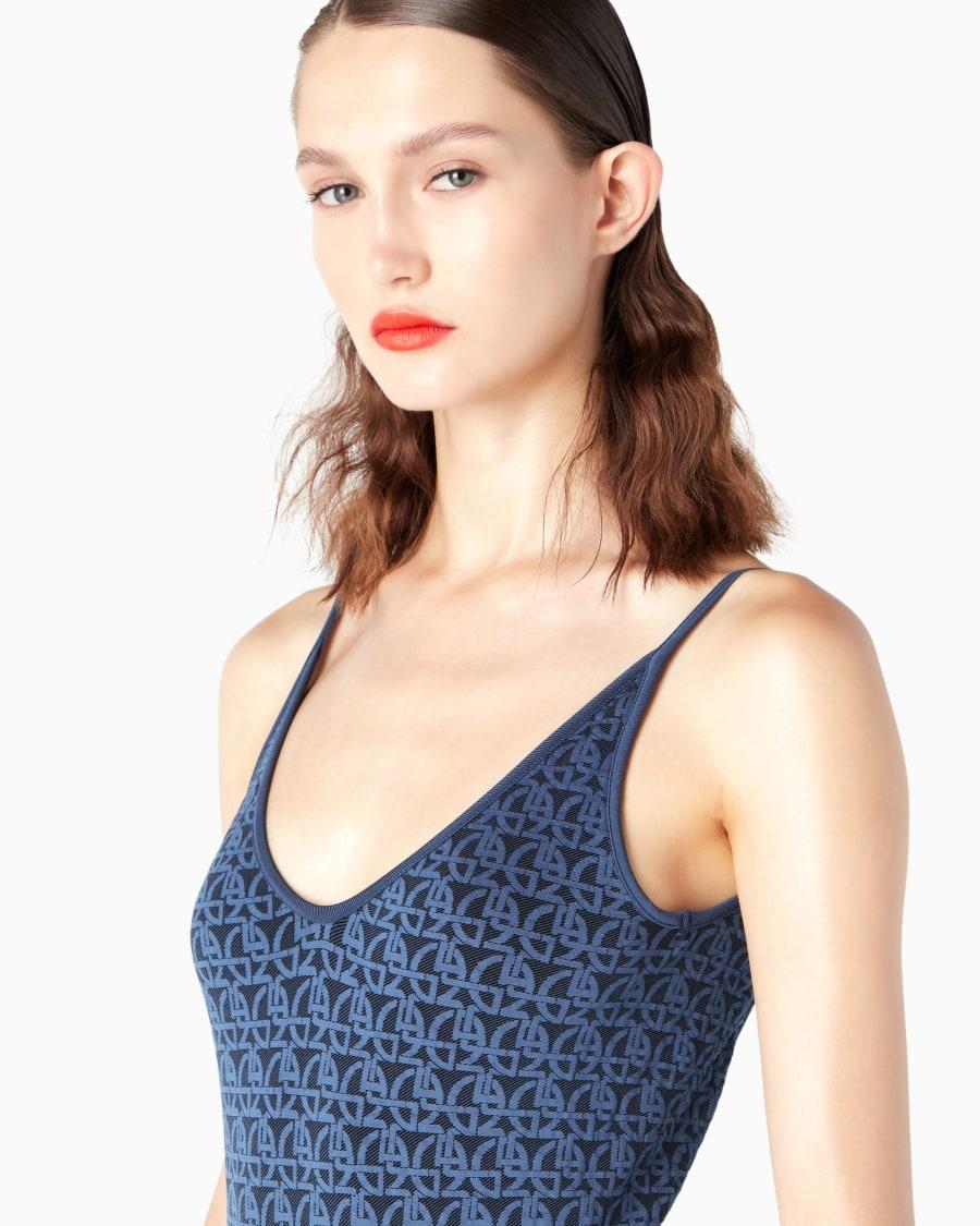 The world of armani BODY IN TESSUTO JACQUARD MONOGRAM Qualità Garantita