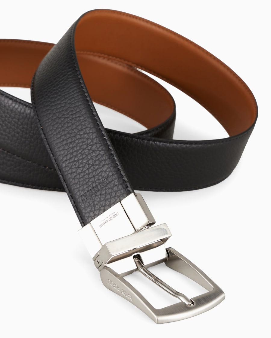 The world of armani CINTURA REVERSIBILE IN PELLE Shopping Online