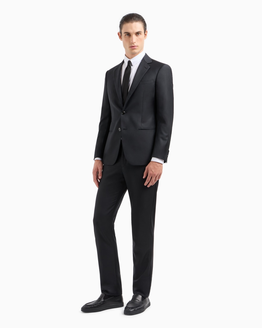 The world of armani CAMICIA IN TWILL DI COTONE Novità