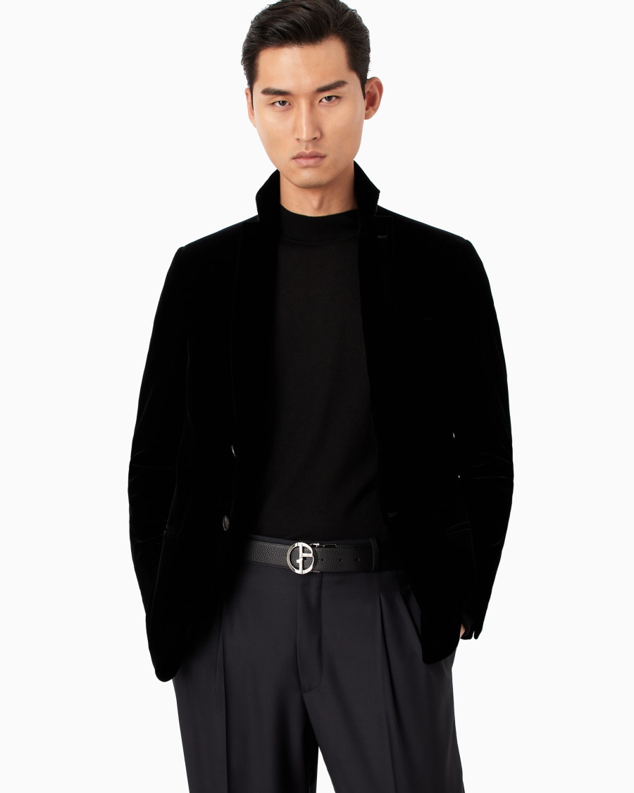 The world of armani CINTURA REVERSIBILE IN PELLE BICOLORE Vendite Flash