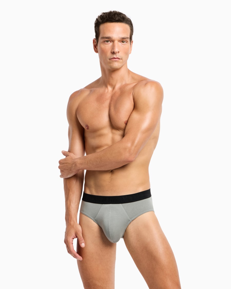 The world of armani SLIP IN JERSEY STRETCH CON BANDA LOGATA Negozio