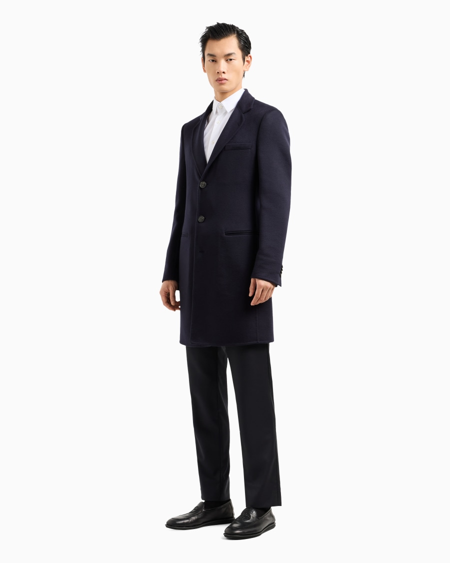 The world of armani CAPPOTTO LUNGO IN CASHMERE Spedizione Gratuita