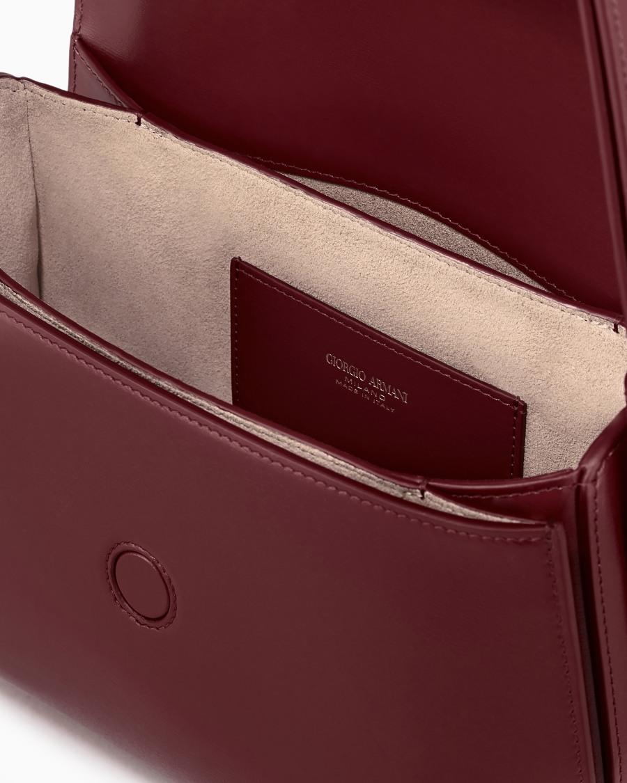 The world of armani BORSA MEDIA LA PRIMA IN PELLE PALMELLATA Acquista Ora