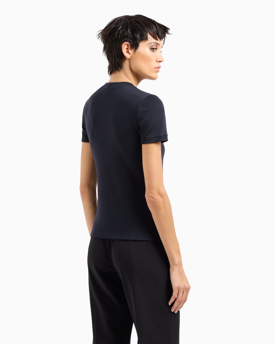 The world of armani T-SHIRT IN PURO CASHMERE Promozione Limitata