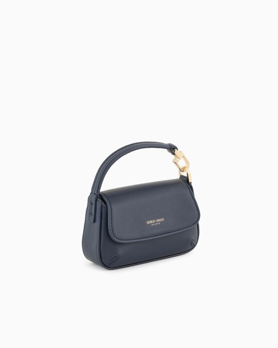 The world of armani MINI BORSA CHARM LA PRIMA SOFT IN NAPPA Shopping Online