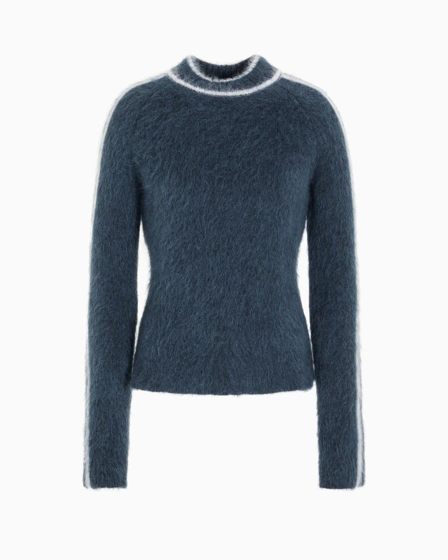 The world of armani GIORGIO ARMANI NEVE MAGLIA IN MOHAIR SETA E LANA Convenienza