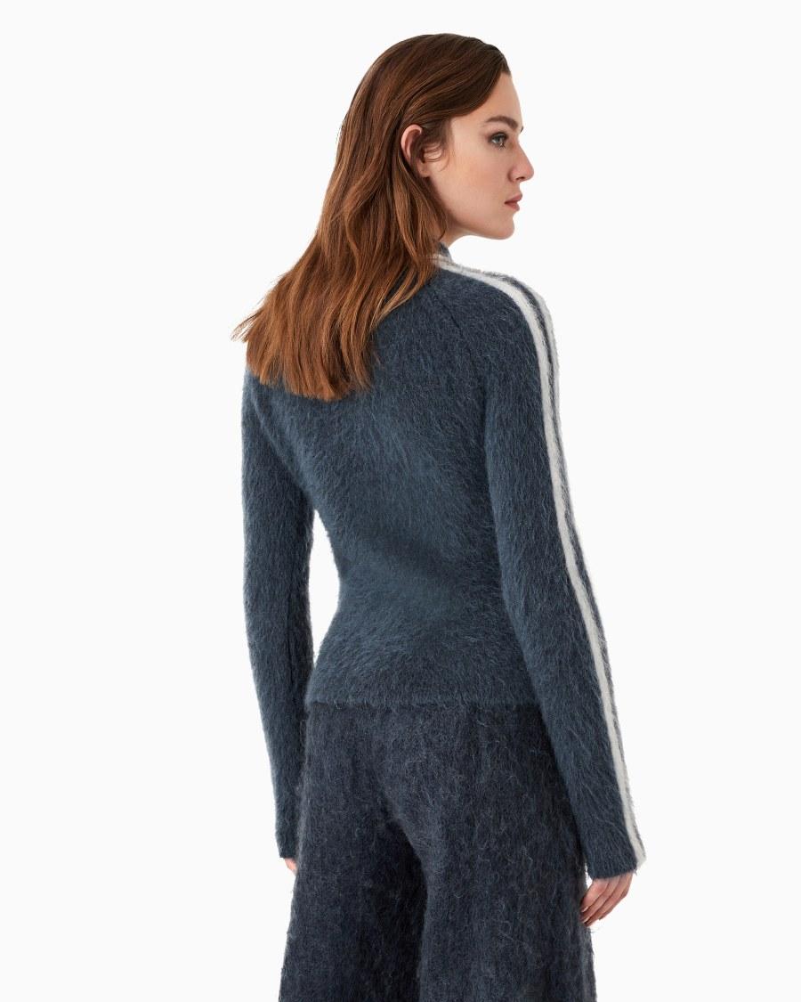 The world of armani GIORGIO ARMANI NEVE MAGLIA IN MOHAIR SETA E LANA Convenienza