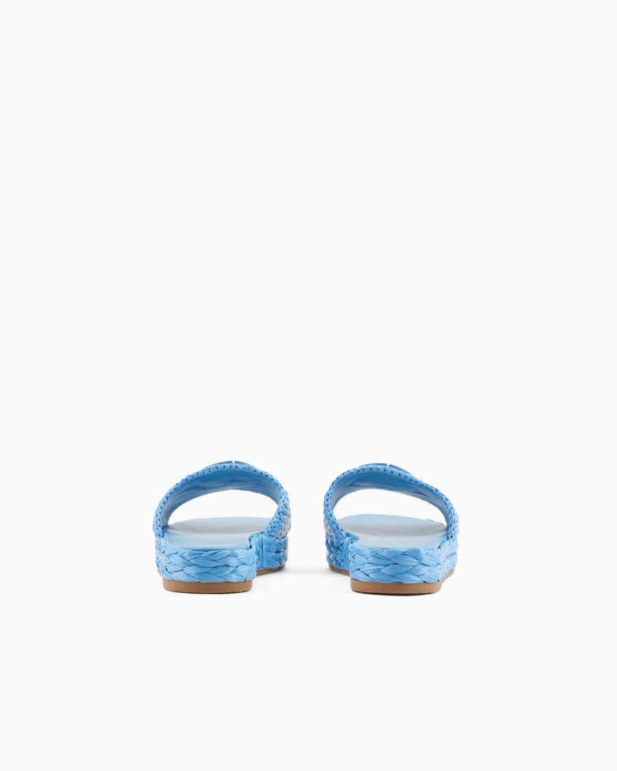 The world of armani SANDALI FLAT CON MOTIVO INTRECCIO Presa