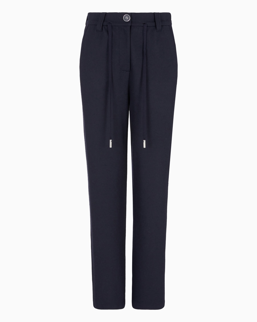 The world of armani PANTALONI IN PANNO DI PURE CASHMERE Economico