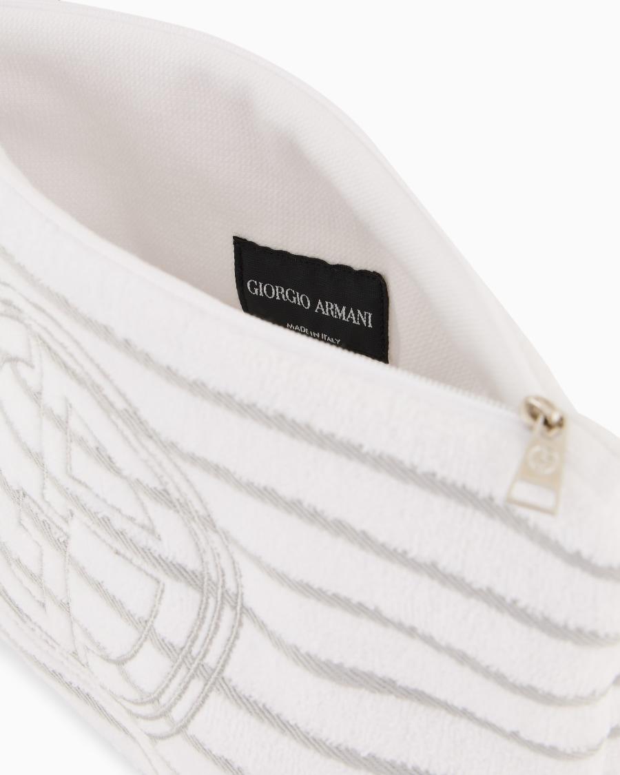 The world of armani POCHETTE IN SPUGNA DI COTONE Hotsell