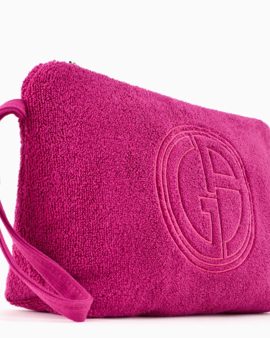 The world of armani POCHETTE IN SPUGNA DI COTONE 2025