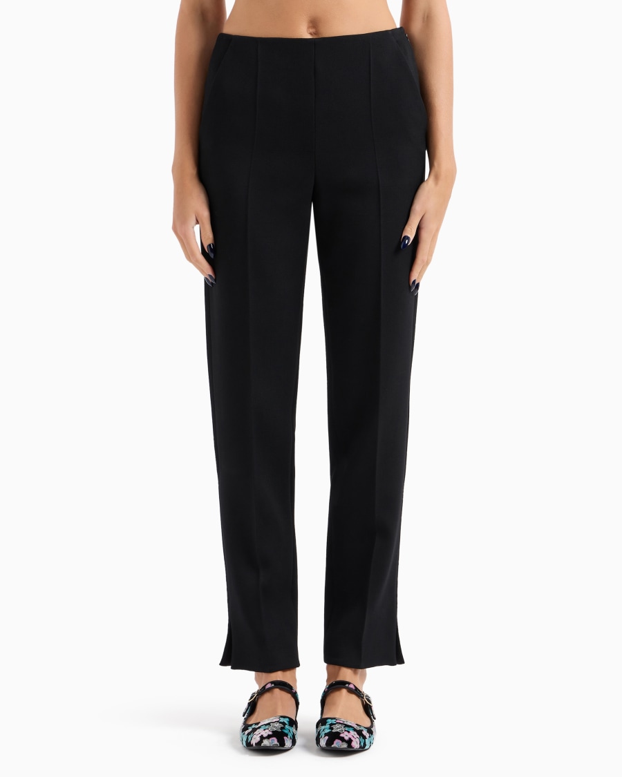 The world of armani PANTALONI DRITTI IN LANA VERGINE STRETCH 2025