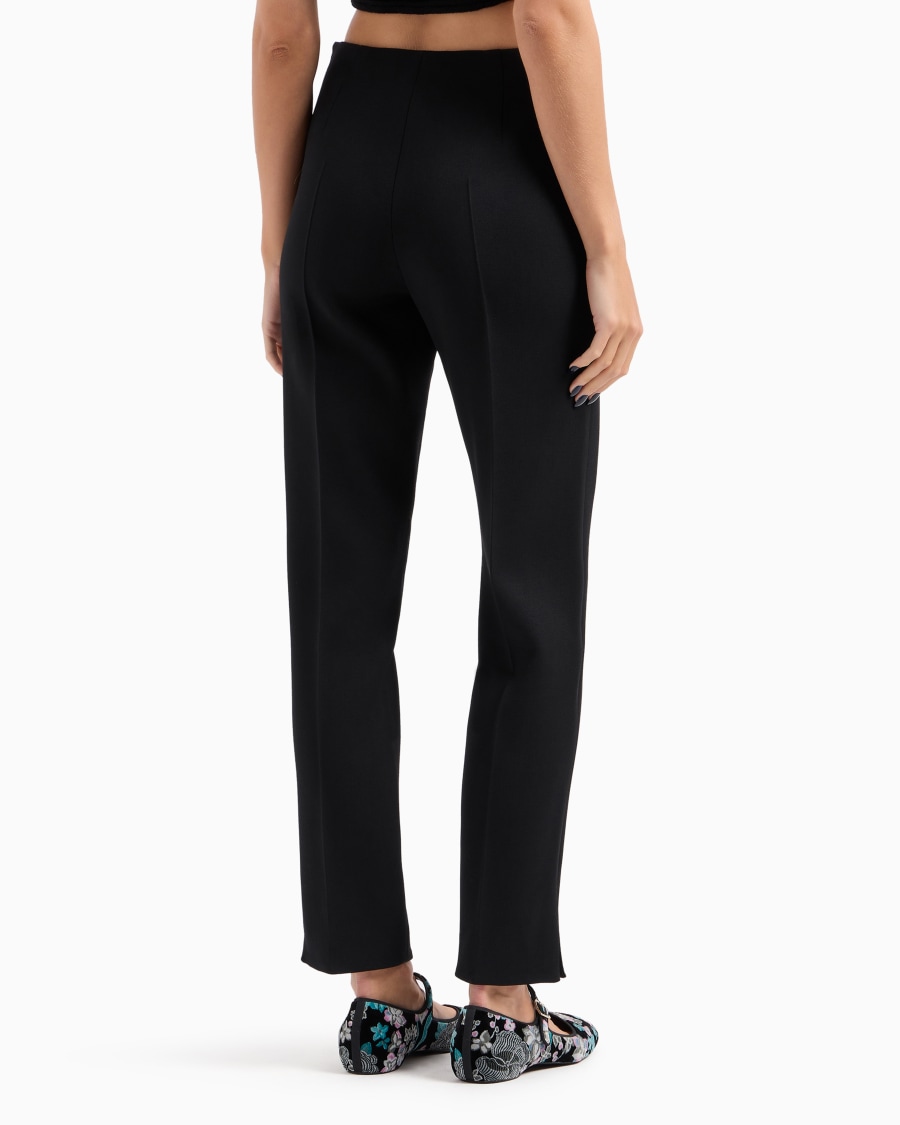 The world of armani PANTALONI DRITTI IN LANA VERGINE STRETCH 2025